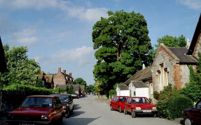 Avebury Village, Wiltshire, England