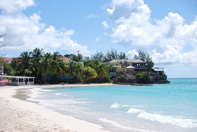 Barbados beach view