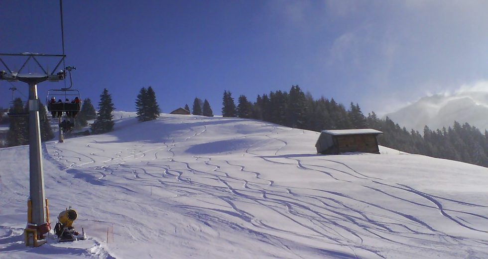 Skiing in Adelboden